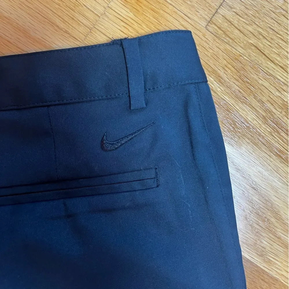 Nike Dri Fit Golf Black Flat Front Youth Shorts Size L Casual Schoolcore Kidcore